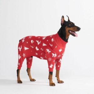 Red Cheer Dog Christmas Pajama