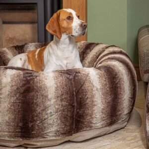 Donut Dog Bed – Calming Orthopedic Washable Luxury Nest for Medium to XL Dogs | Fetchzio