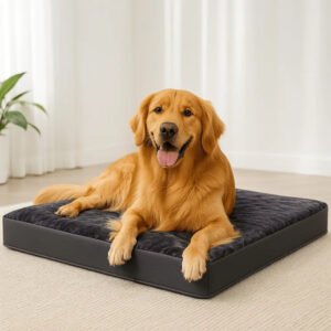 Orthopedic Waterproof Dog Bed Mat for Large Dogs – Dual-Sided, Memory Foam, Washable (XL) | Fetchzio
