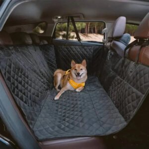 Dog Car Seat Cover & Hammock – Waterproof 6-in-1 Back Seat Protector, Washable