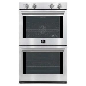 FORNO Vomero 30-Inch Built-In Double Electric Wall Oven, 10.0 cu. ft. Total Capacity, Stainless Steel (FBOEL1324-30)