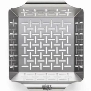 Weber Small Stainless Steel Dlx Grilling Basket